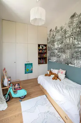 Un ou plusieurs lits dans un hébergement de l'établissement Harmonie - Maison spacieuse avec piscine à Oullins