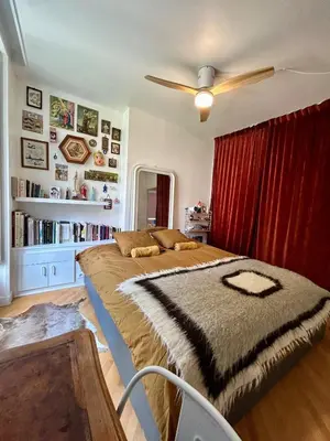 Coin salon dans l'établissement Appartement quai de Saône vue vieux Lyon Fourvière