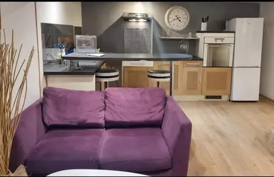 Cuisine ou kitchenette dans l'établissement Appartement dans maison de village