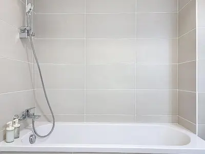 Salle de bains dans l'établissement Le Havre Bleu - Prox Metro A et Gare