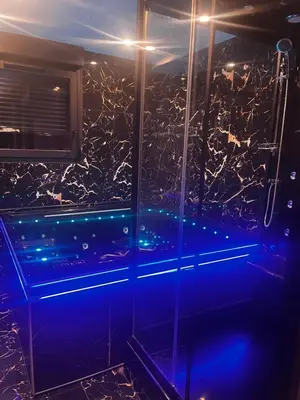 Salle de bains dans l'établissement Appartement lyon