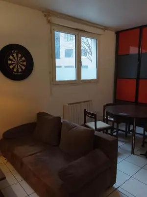 Coin salon dans l'établissement Appartement T2