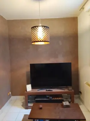 Télévision ou salle de divertissement dans l'établissement Appartement T2
