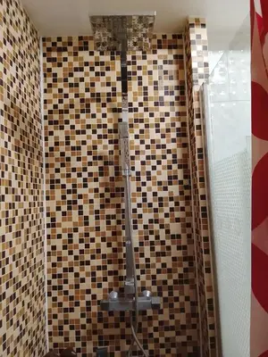 Salle de bains dans l'établissement Appartement T2