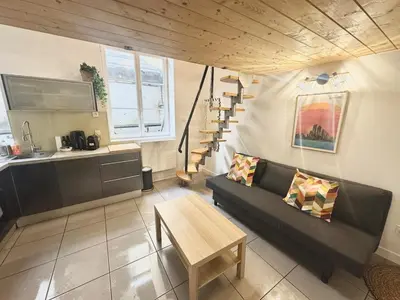 Coin salon dans l'établissement Jubin Duplex