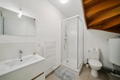 Salle de bains dans l'établissement Superbe appartement, Chic et cosy en hypercentre