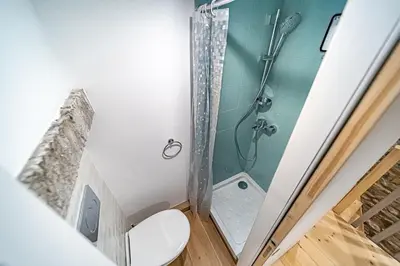 Salle de bains dans l'établissement Charmant studio près de Bellecour Quartier Victor Hugo