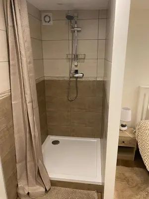 Salle de bains dans l'établissement Appartement cosy