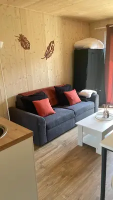 Coin salon dans l'établissement Chalet Studio