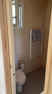 Salle de bains dans l'établissement Chalet Studio