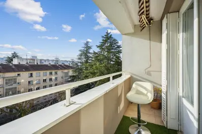 Balcon ou terrasse dans l'établissement 