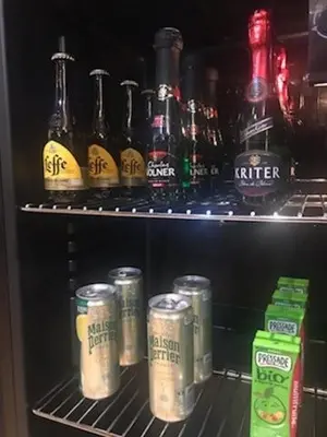 Boissons dans l'établissement Suite Spa et Jeux de Cogny