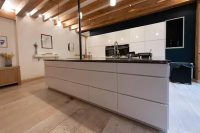Cuisine ou kitchenette dans l'établissement Loft Leynaud