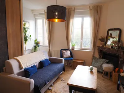 Coin salon dans l'établissement Cozy confortable calm