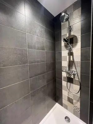 Salle de bains dans l'établissement Cozy confortable calm