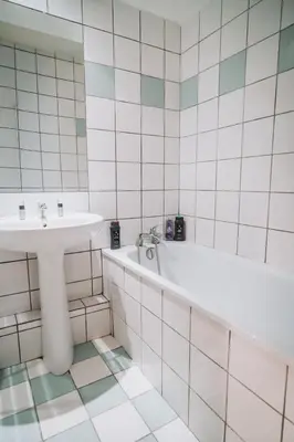 Salle de bains dans l'établissement Appartement T2 Charpennes proche métro