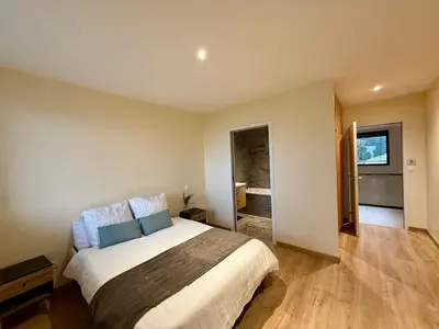 Un ou plusieurs lits dans un hébergement de l'établissement L'Oasis- Villa d'exception, parenthèse calme près de Lyon