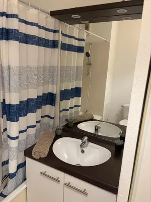 Salle de bains dans l'établissement La Belle échappée