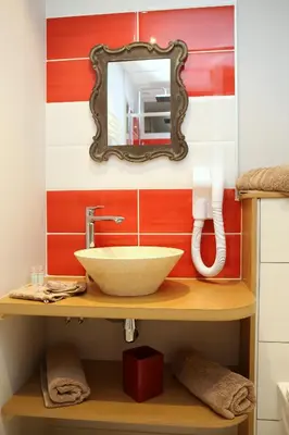 Salle de bains dans l'établissement Aux Pierres Magiques