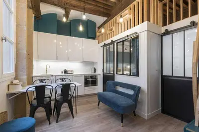 Plan de l'établissement DIFY Apartment 2BR-4P - Quatre Chapeaux -Centre ville