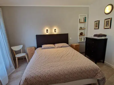 Un ou plusieurs lits dans un hébergement de l'établissement Clos Merise - appartement de 3 chambres