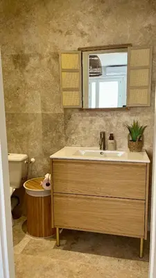 Salle de bains dans l'établissement Casa Sole