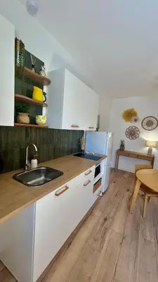 Cuisine ou kitchenette dans l'établissement Casa Sole