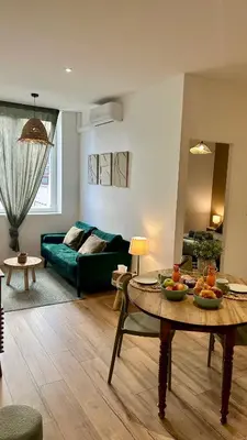 Coin salon dans l'établissement Casa Verde