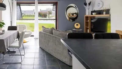 Coin salon dans l'établissement Suite Soleil Doré