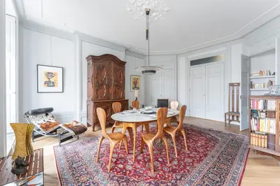 Coin salon dans l'établissement Célestins - Haut standing 120m² - Coeur de Lyon