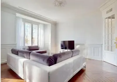 Télévision ou salle de divertissement dans l'établissement Somptueux appartment Lyon-brotteaux