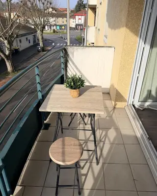 Balcon ou terrasse dans l'établissement L'Escapade