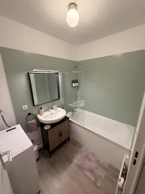 Salle de bains dans l'établissement L'Escapade