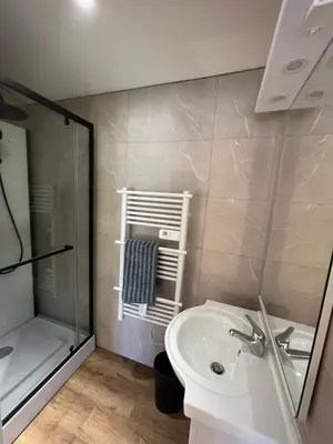 Salle de bains dans l'établissement Signature Apartment