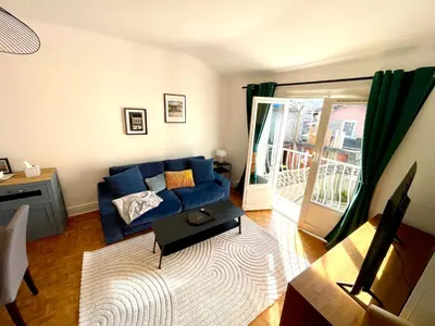 Un ou plusieurs lits dans un hébergement de l'établissement Cocooning aux portes de Lyon Wifi - Netflix