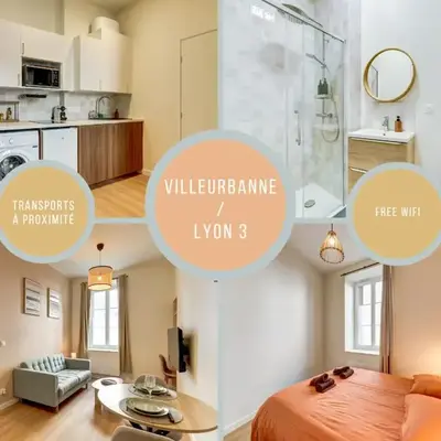 L'Opaline - Appartement premium à deux pas de Lyon