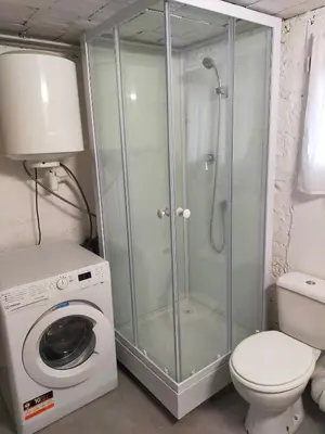 Salle de bains dans l'établissement Octavie