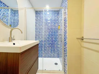 Salle de bains dans l'établissement Le Trocadéro - Face Centre commercial partdieu