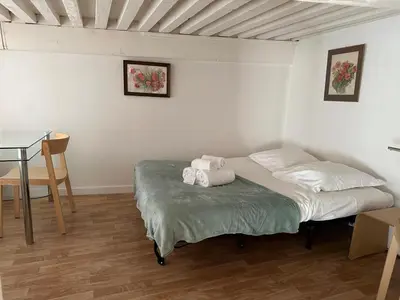 Un ou plusieurs lits dans un hébergement de l'établissement Sur Les Toits Lyonnais - Au cœur de Lyon