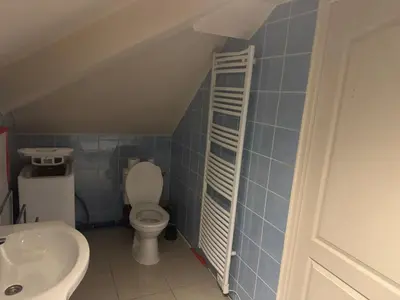 Salle de bains dans l'établissement T2 Apartment