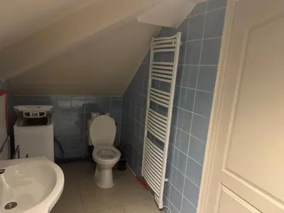 Salle de bains dans l'établissement T2 Apartment