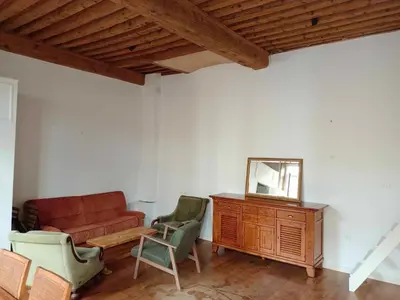 Coin salon dans l'établissement Charming apartment for 4 - Lyon, Croix-Rousse