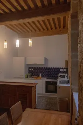 Cuisine ou kitchenette dans l'établissement Charming apartment for 4 - Lyon, Croix-Rousse