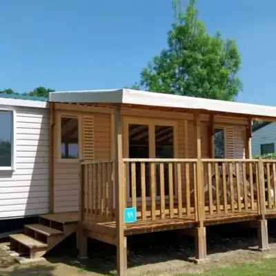 Mobil home spacieux 6 pers avec terrasse - API-1-52-1417