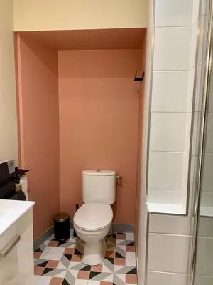 Salle de bains dans l'établissement Le Cachet Lyonnais