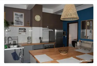 Cuisine ou kitchenette dans l'établissement Maison Terreaux
