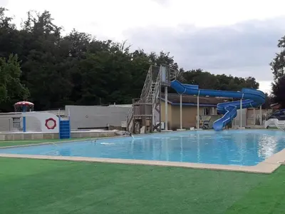 Piscine de l'établissement Chalet Familial - 4 Pers. avec Terrasse - API-1-52-1676 ou située à proximité