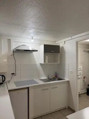 Cuisine ou kitchenette dans l'établissement Apparemment 2 pièces