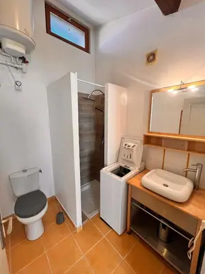 Salle de bains dans l'établissement Charmant T1Bis Lumineux 15min Lyon