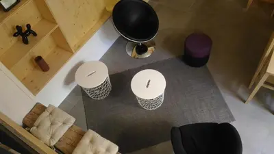 Coin salon dans l'établissement Lyon centre - Appartement quartier Victor Hugo Ainay